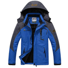 Load image into Gallery viewer, winter jacket men outwear wool Liner thick warm cotton parka men coat waterproof windproof outdoor snow ski jackets