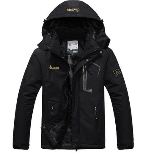 winter jacket men outwear wool Liner thick warm cotton parka men coat waterproof windproof outdoor snow ski jackets