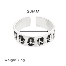 Load image into Gallery viewer, YOBEST PUNK Viking lucky rune European and American style ring for Men and Women fashion Jewelry