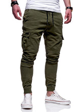 Load image into Gallery viewer, Autumn Men Joggers Pants 2019 New Casual Male Cargo Military Sweatpants Solid Multi-pocket Hip Hop Fitness Trousers Sportswear