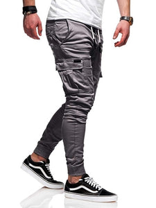 Autumn Men Joggers Pants 2019 New Casual Male Cargo Military Sweatpants Solid Multi-pocket Hip Hop Fitness Trousers Sportswear