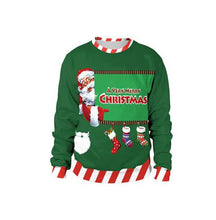 Load image into Gallery viewer, 2019 Pullover Womens Mens Hoodies Sweaters Tops Ugly Christmas Sweater Santa Elf FunnyAutumn Winter Clothing