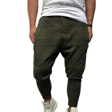 Load image into Gallery viewer, WENYUJH Men Casual Harem Pants Stylish Loose Plaid Pant Printed Joggers Sporting Trousers Men Hip Hop Pantalon Homme 2019