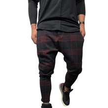 Load image into Gallery viewer, WENYUJH Men Casual Harem Pants Stylish Loose Plaid Pant Printed Joggers Sporting Trousers Men Hip Hop Pantalon Homme 2019