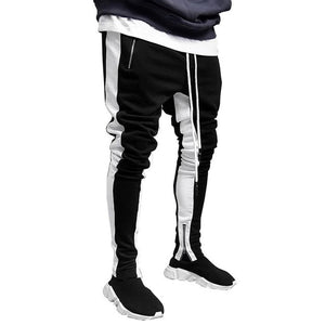 HEFLASHOR 2019 Fashion Streetwear Sweatpants Joggers Causal Sportswear Zippper Pants Casual Men's Hip Hop Sweatpants Trousers