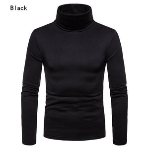 2019 New Brand Men's Thermal  Turtle Neck Skivvy Turtleneck Sweaters Stretch Casual Tops US