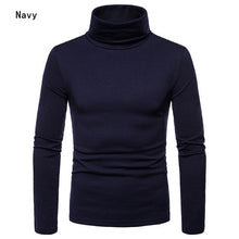 Load image into Gallery viewer, 2019 New Brand Men&#39;s Thermal  Turtle Neck Skivvy Turtleneck Sweaters Stretch Casual Tops US