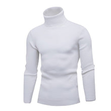 Load image into Gallery viewer, 2019 High Quality Warm Turtleneck Sweater Men Fashion Solid Knitted Mens Sweaters Casual Slim Pullover Male Double Collar Tops