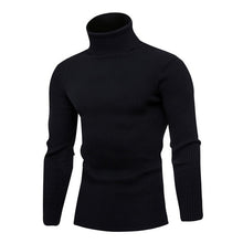 Load image into Gallery viewer, 2019 High Quality Warm Turtleneck Sweater Men Fashion Solid Knitted Mens Sweaters Casual Slim Pullover Male Double Collar Tops