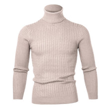 Load image into Gallery viewer, 2019 High Quality Warm Turtleneck Sweater Men Fashion Solid Knitted Mens Sweaters Casual Slim Pullover Male Double Collar Tops