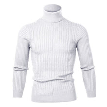 Load image into Gallery viewer, 2019 High Quality Warm Turtleneck Sweater Men Fashion Solid Knitted Mens Sweaters Casual Slim Pullover Male Double Collar Tops