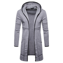 Load image into Gallery viewer, Mens New Style Autumn Winter Coat Warm  Trench New Fashion Long Overcoat Casual Solid Outwear Cardigan