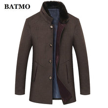 Load image into Gallery viewer, BATMO 2019 new arrival winter high quality wool casual trench coat men,men&#39;s thicked wool jackets plus-size M-6XL  1658