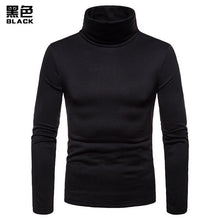 Load image into Gallery viewer, UK Fashion Mens Roll Turtle Neck Pullover Knitted Jumper Tops Sweater Shirt