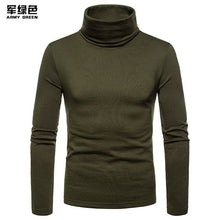 Load image into Gallery viewer, UK Fashion Mens Roll Turtle Neck Pullover Knitted Jumper Tops Sweater Shirt