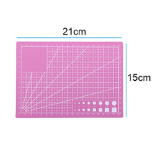 Load image into Gallery viewer, A5 A3 Professional PVC Cutting Board One /Double Side Self-healing Non Slip DIY Patchwork Mat Cutting Mat А3 a5