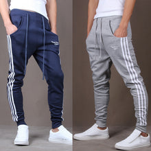 Load image into Gallery viewer, 2018 New Fashion Tracksuit Bottoms Mens Casual Pants Cotton Sweatpants Mens Joggers Striped Track Pants Gyms Clothing