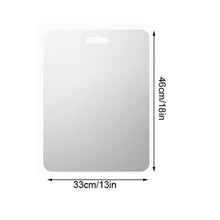 Load image into Gallery viewer, ICESTCHEF 304 Stainless Steel Chopping Block Antibacterial Anti-mildew Cutting Boards Chopping Board Fruit Vegetable Meat Tools